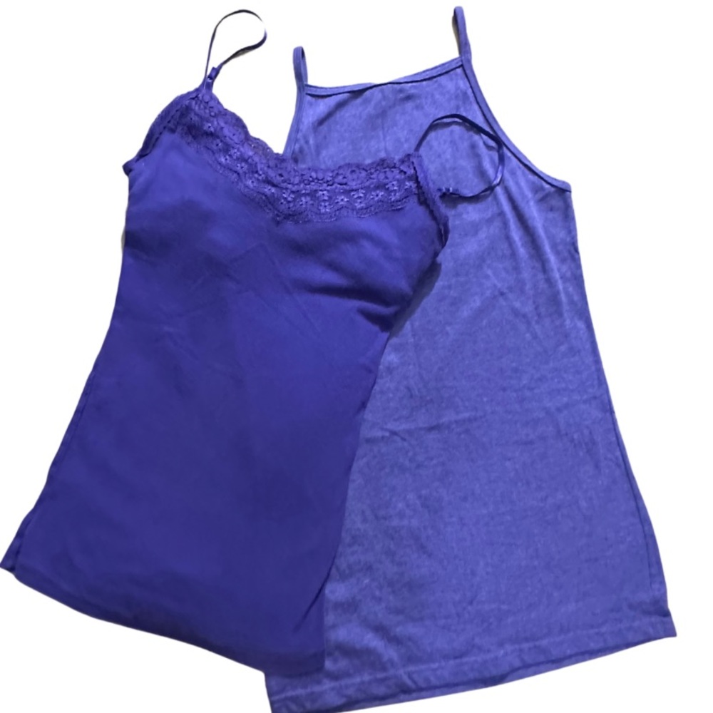Set of 2 Purple Tank Tops Women’s Size Small & Medium